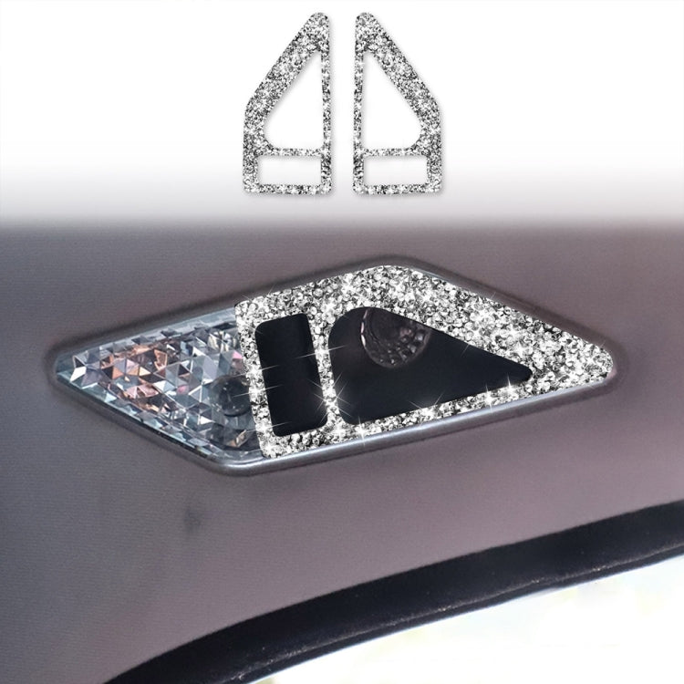 Car Rear Seat Reading Light Diamond Decoration Sticker, Left and Right Drive ÎҵÄÉ̵ê