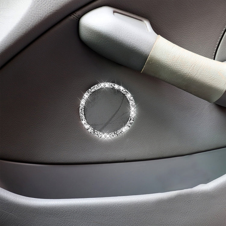 Car Horn Circle Diamond Decoration Sticker, Left and Right Drive ÎҵÄÉ̵ê