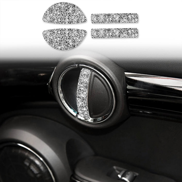 For BMW Mini Cooper Clubman Countryman  F55 4pcs Car F Chassis Door Handle Diamond Decoration Sticker ÎҵÄÉ̵ê