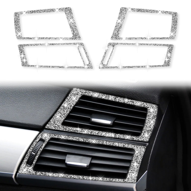 For BMW X5 E70 / X6 E71 2008-2013 Car Side Air Outlet Diamond Decoration Sticker ÎҵÄÉ̵ê