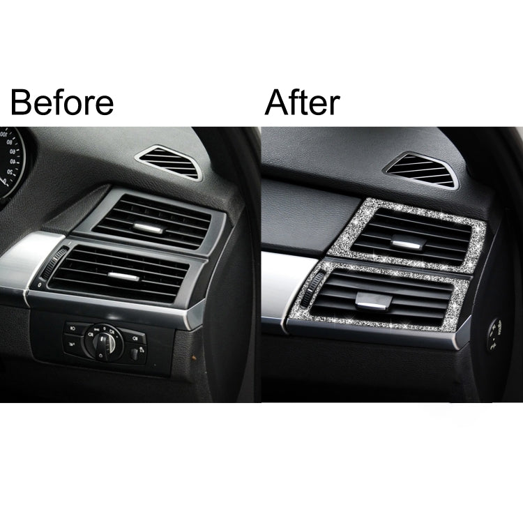 For BMW X5 E70 / X6 E71 2008-2013 Car Side Air Outlet Diamond Decoration Sticker ÎҵÄÉ̵ê