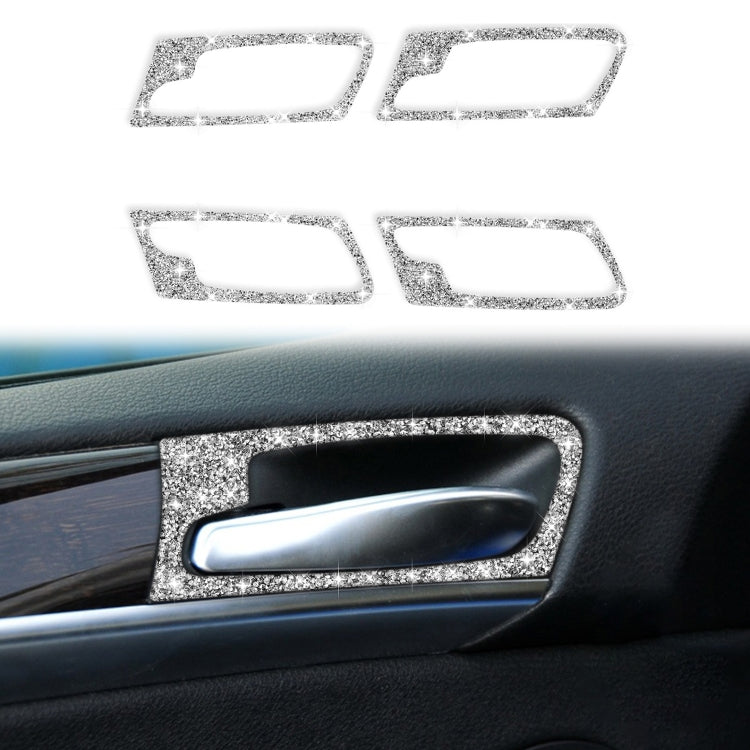 For BMW X5 E70 / X6 E71 2008-2014 Car Door Inner Handle Frame Diamond Decoration Sticker ÎҵÄÉ̵ê