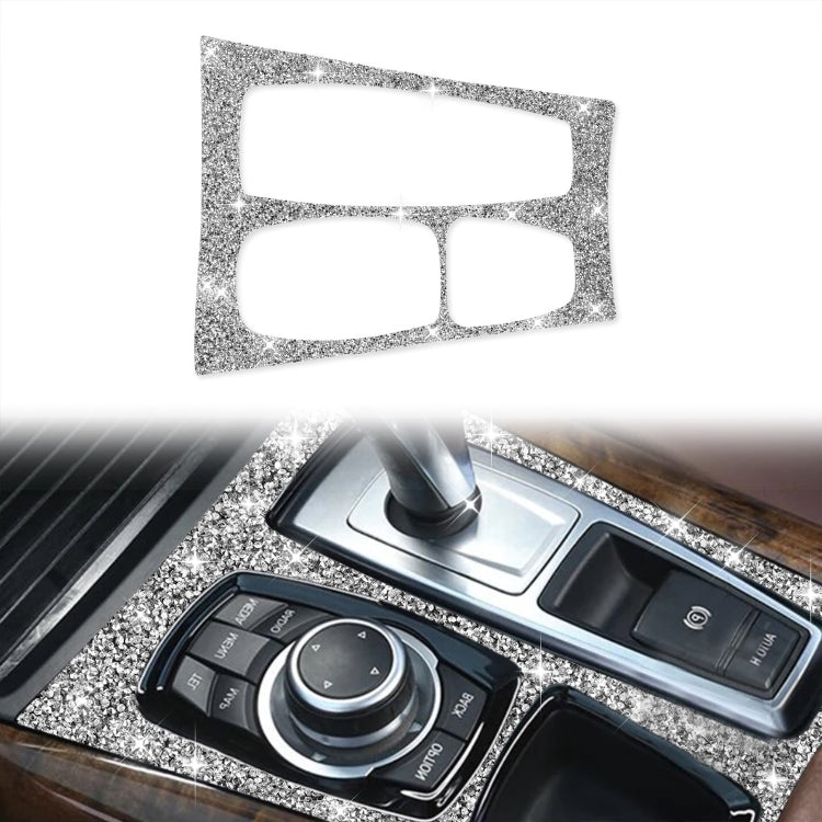 For BMW X5 E70 2008-2013 / X6 E71 2009-2014 Car Gear Panel Diamond Decoration Sticker ÎҵÄÉ̵ê