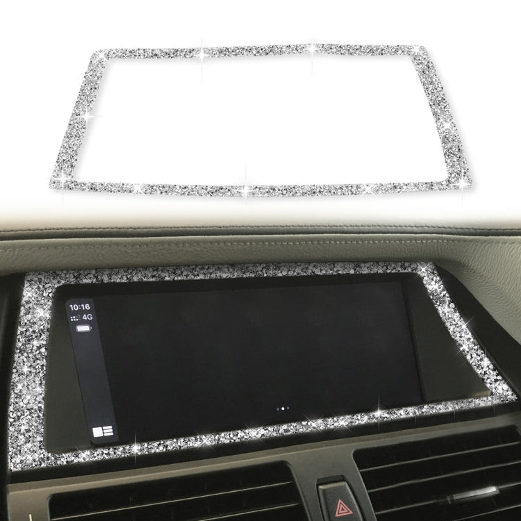 For BMW X5 E70 / X6 E71 2008-2013 Car Navigation Frame Diamond Decoration Sticker ÎҵÄÉ̵ê