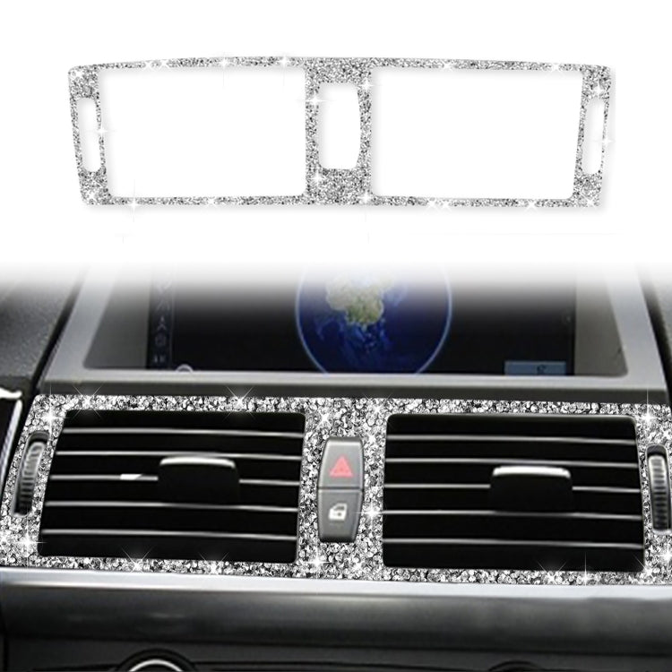 For BMW X5 E70 / X6 E71 2008-2013 Car Middle Air Outlet Diamond Decoration Sticker ÎҵÄÉ̵ê