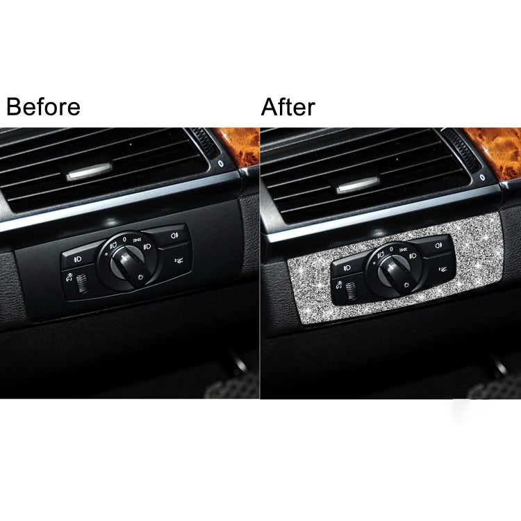 For BMW X5 E70 / X6 E71 2008-2013 Car Headlight Panel Diamond Decoration Sticker ÎҵÄÉ̵ê