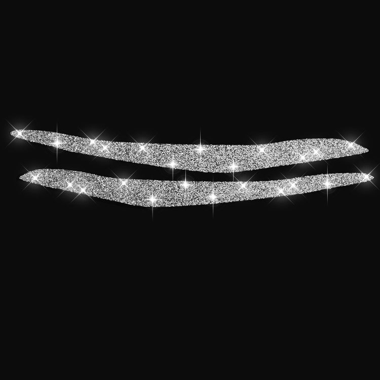 For BMW X5 E70 2010-2012 Car Light Eyebrow Diamond Decoration Sticker ÎҵÄÉ̵ê