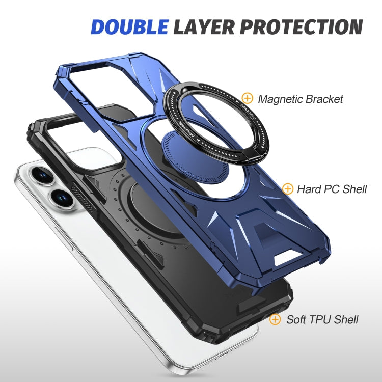 MagSafe Magnetic Shockproof Phone Case with Ring Holder, Series 3