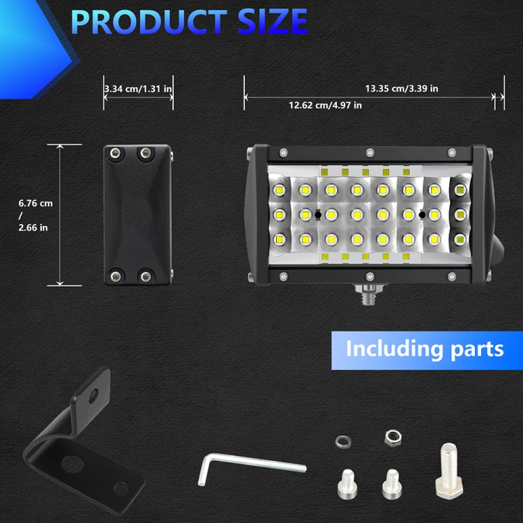 E9 17W 1 Pair 5 inch IP67 Waterproof Ultra-thin 5-Row Work Lights ÎҵÄÉ̵ê