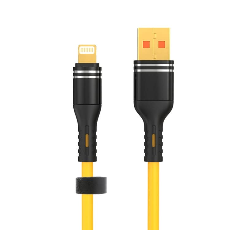 USB to 8 Pin Liquid Silicone Charging Data Cable, Length: 1.2m