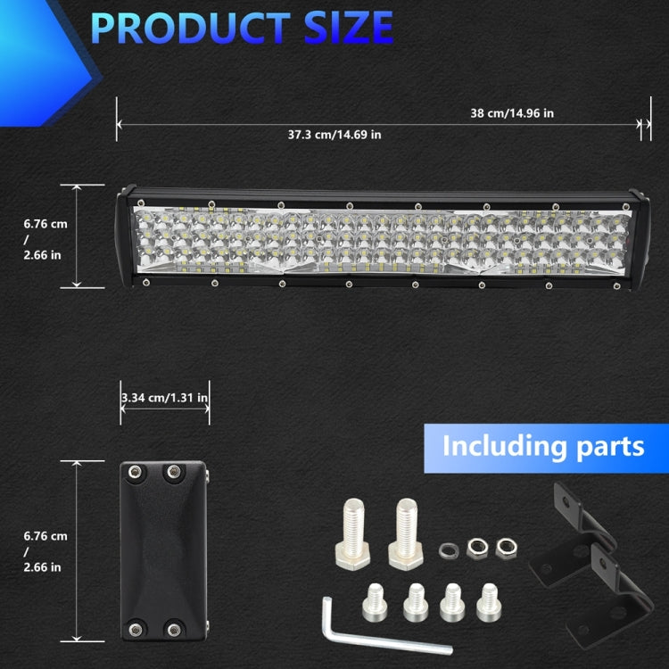 E9 54W 15 inch IP67 Waterproof Ultra-thin 5-Row Work Lights