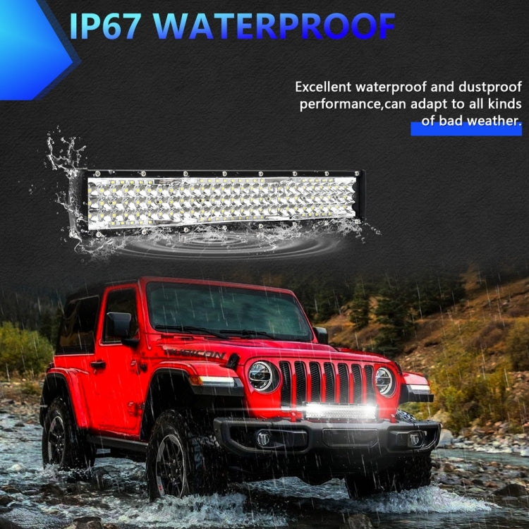 E9 54W 15 inch IP67 Waterproof Ultra-thin 5-Row Work Lights