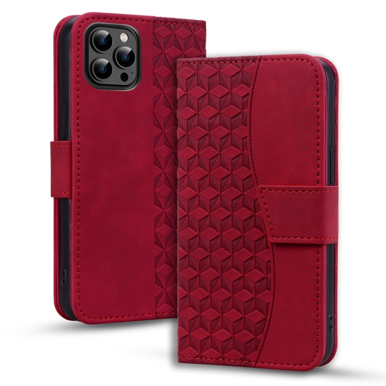 Business Diamond Buckle Leather Phone Case with Lanyard, Series 3