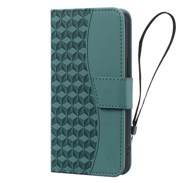 Business Diamond Buckle Leather Phone Case with Lanyard, Series 4