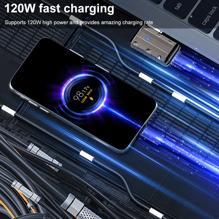 120W USB 3.1 Gen2 to Type-C 10Gbps Mechanical Adapter