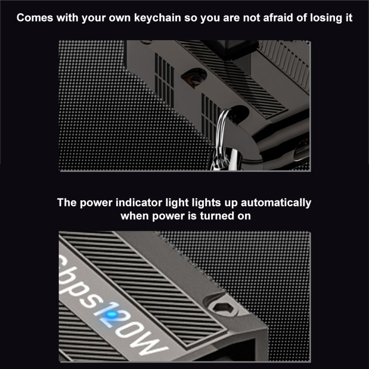 120W USB 3.1 Gen2 to Type-C 10Gbps Mechanical Adapter