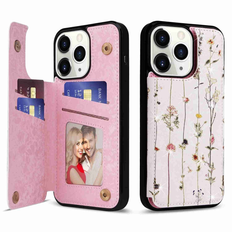 Printed Double Buckle RFID Anti-theft Phone Case, Series 3