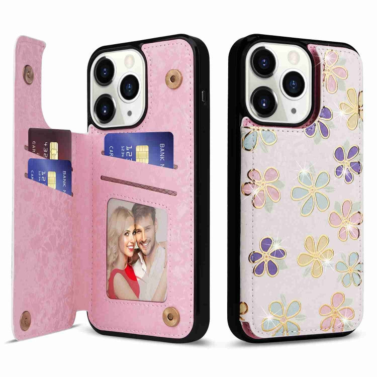 Printed Double Buckle RFID Anti-theft Phone Case, Series 3