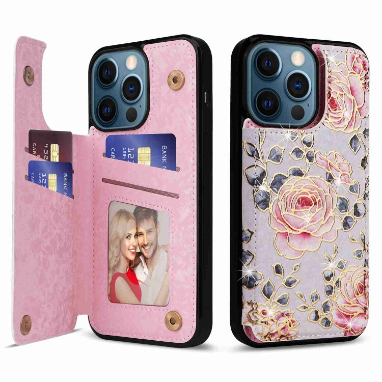 Printed Double Buckle RFID Anti-theft Phone Case, Series 2