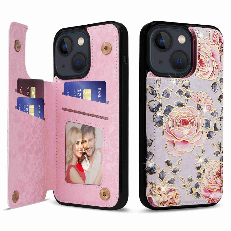 Printed Double Buckle RFID Anti-theft Phone Case, Series 4