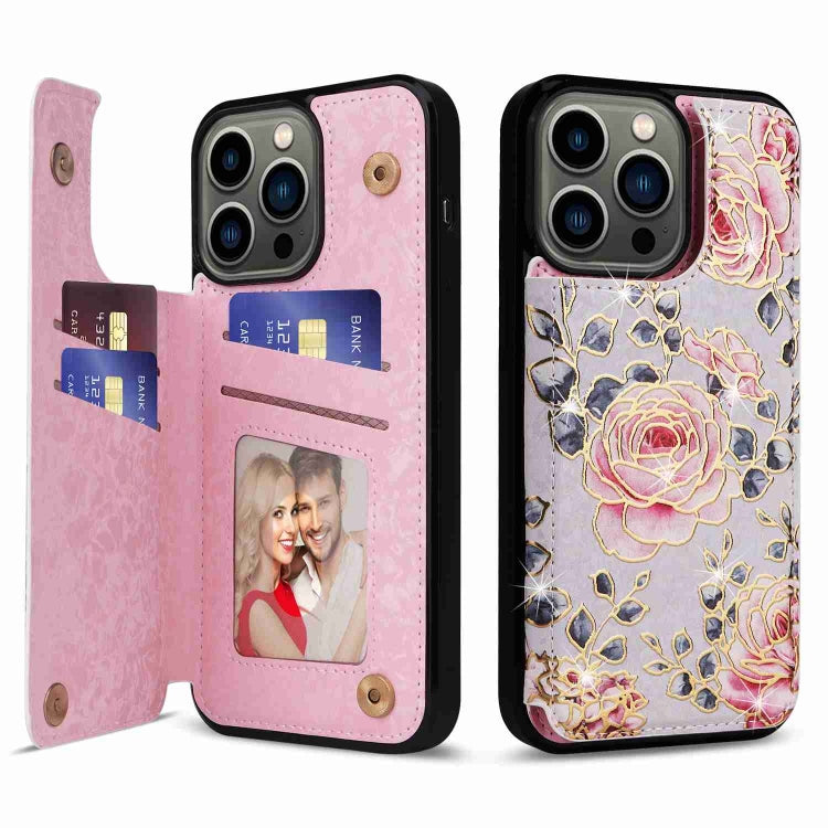 Printed Double Buckle RFID Anti-theft Phone Case, Series 1