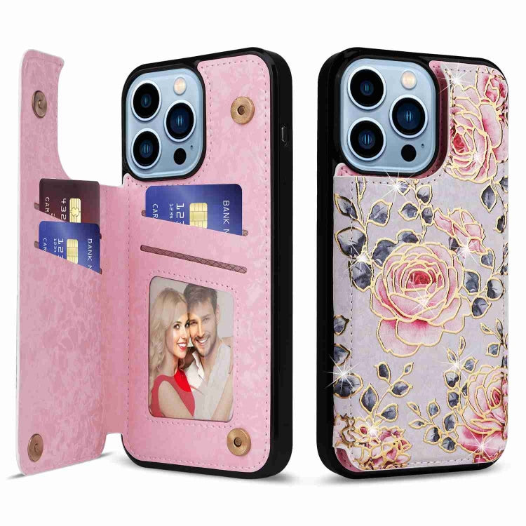 Printed Double Buckle RFID Anti-theft Phone Case, Series 2