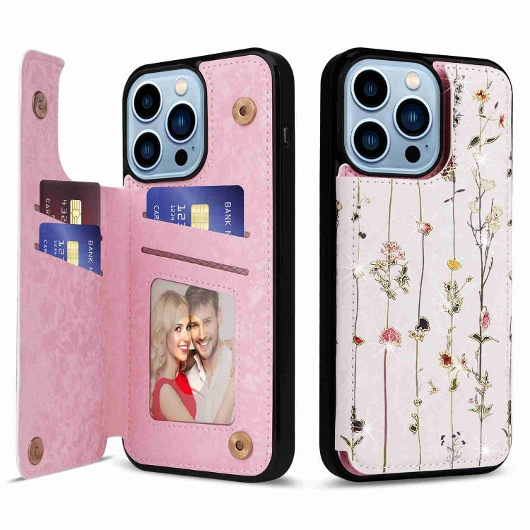 Printed Double Buckle RFID Anti-theft Phone Case, Series 2