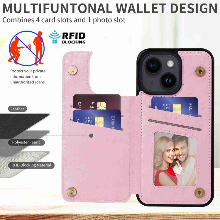 Printed Double Buckle RFID Anti-theft Phone Case, Series 2