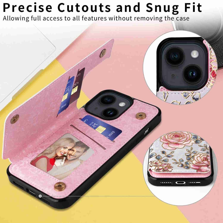 Printed Double Buckle RFID Anti-theft Phone Case, Series 2