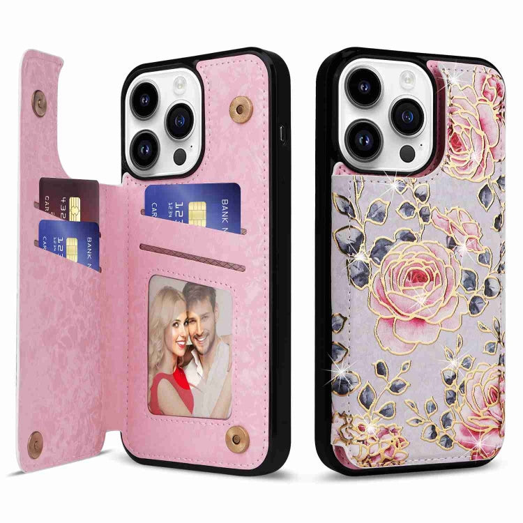 Printed Double Buckle RFID Anti-theft Phone Case, Series 3