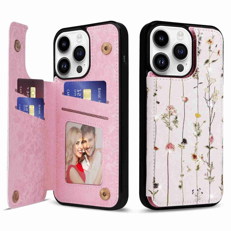 Printed Double Buckle RFID Anti-theft Phone Case, Series 3