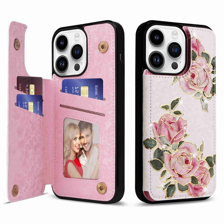 Printed Double Buckle RFID Anti-theft Phone Case, Series 3