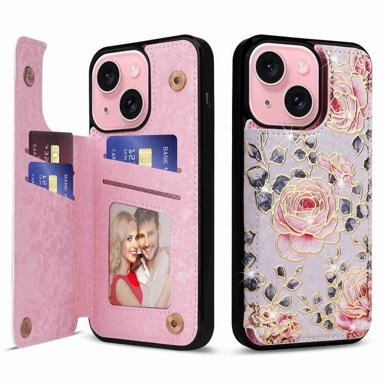 Printed Double Buckle RFID Anti-theft Phone Case, Series 3