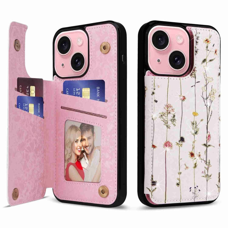 Printed Double Buckle RFID Anti-theft Phone Case, Series 3