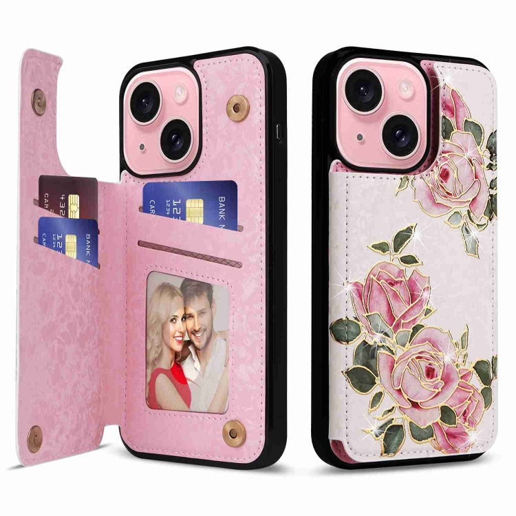 Printed Double Buckle RFID Anti-theft Phone Case, Series 3