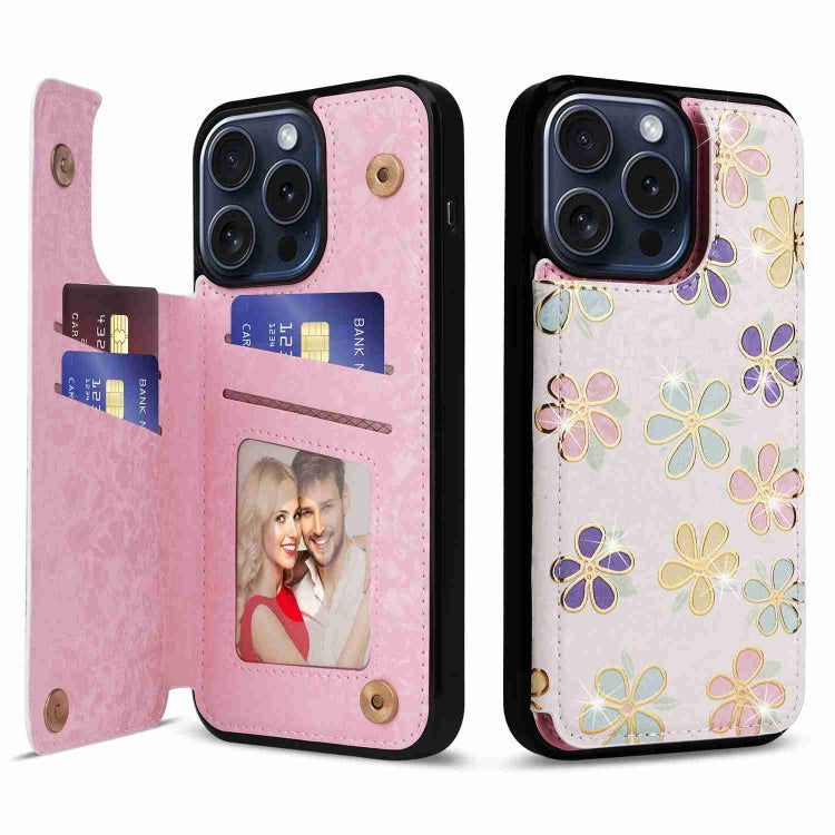 Printed Double Buckle RFID Anti-theft Phone Case, Series 3