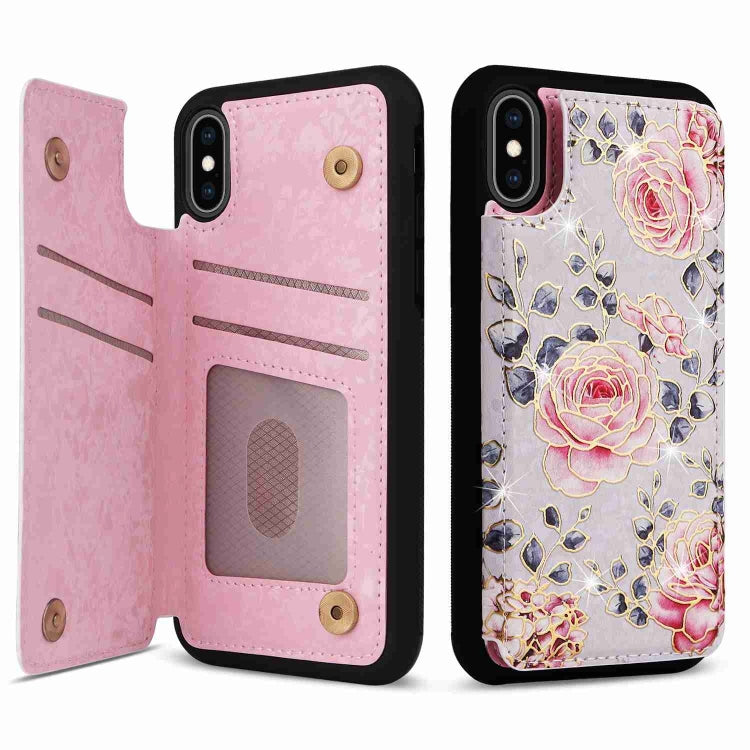 Printed Double Buckle RFID Anti-theft Phone Case, Series 2