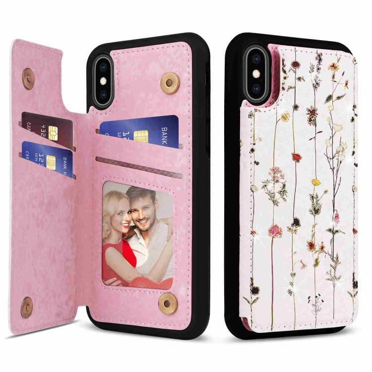 Printed Double Buckle RFID Anti-theft Phone Case, Series 2