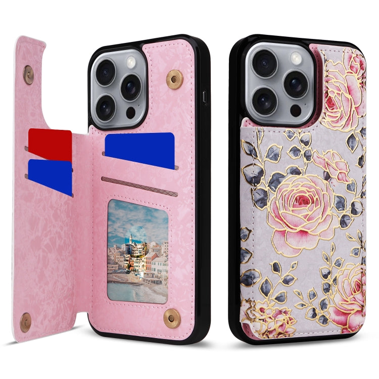 Printed Double Buckle RFID Anti-theft Phone Case, Series 2