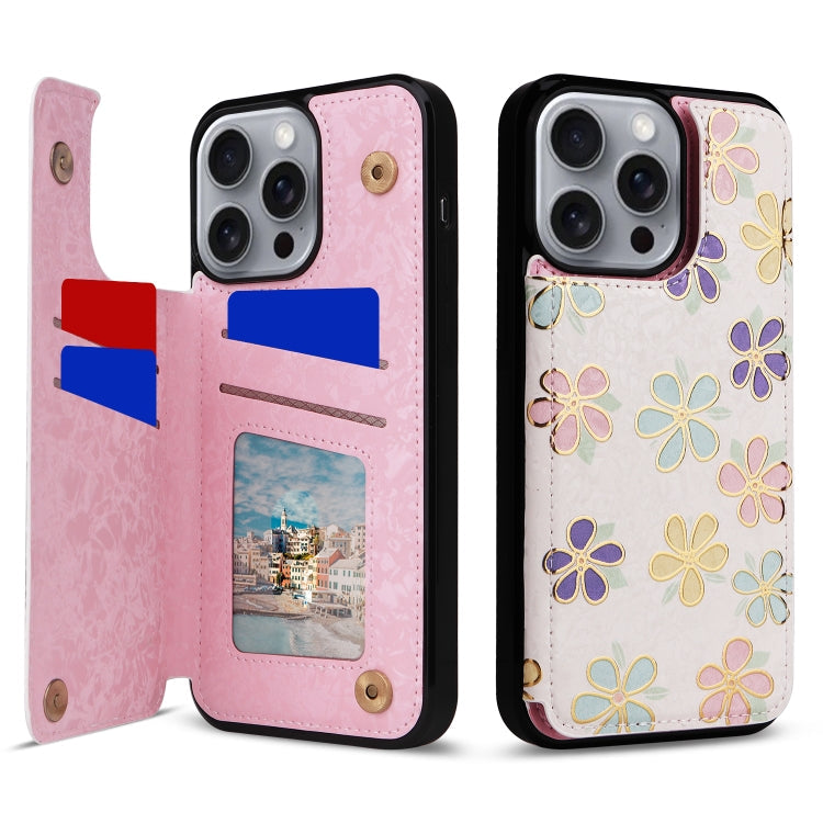 Printed Double Buckle RFID Anti-theft Phone Case, Series 2