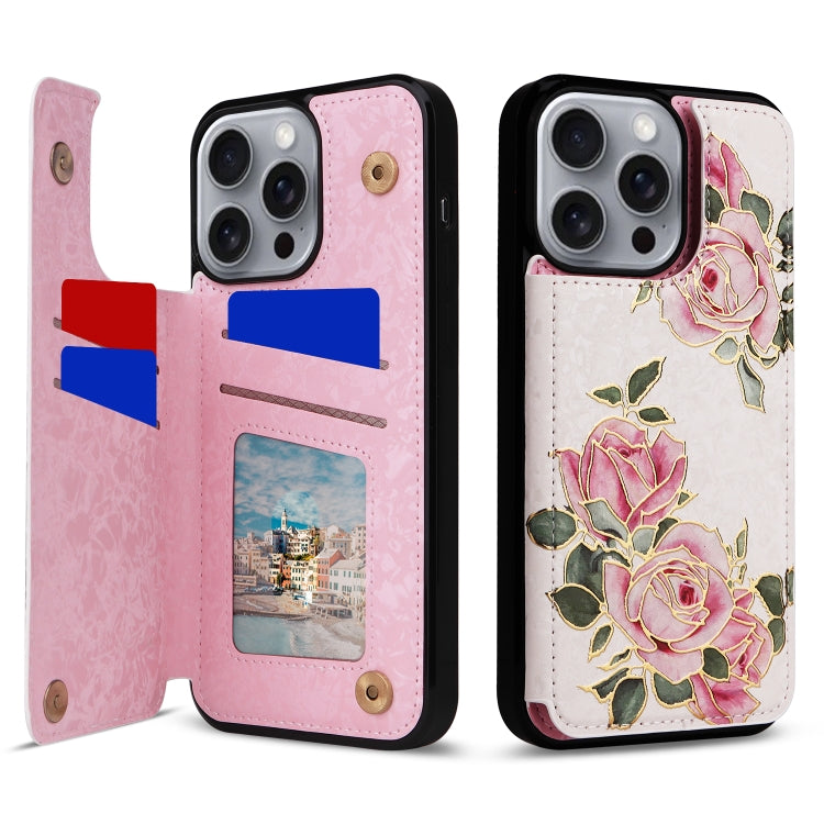 Printed Double Buckle RFID Anti-theft Phone Case, Series 2