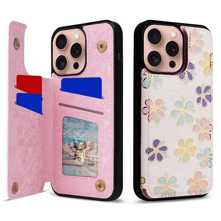 Printed Double Buckle RFID Anti-theft Phone Case, Series 4