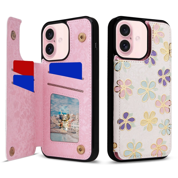 Printed Double Buckle RFID Anti-theft Phone Case, Series 3