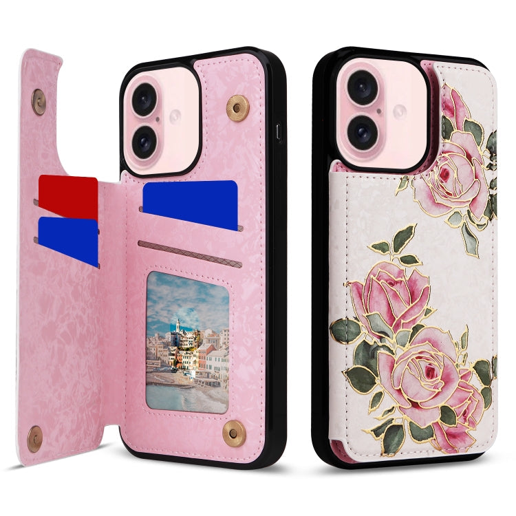 Printed Double Buckle RFID Anti-theft Phone Case, Series 3