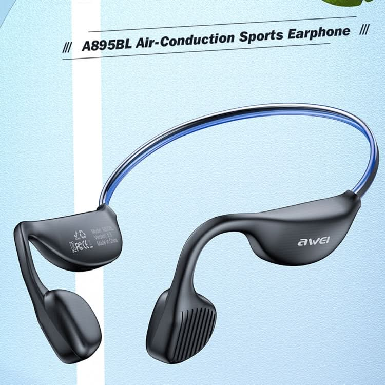 AWEI A895BL Air Conduction Luminous Sports Bluetooth Earphones