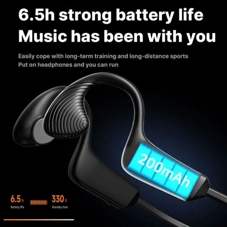 AWEI A896BL Air Conduction Sports Bluetooth Earphones Support TF Card