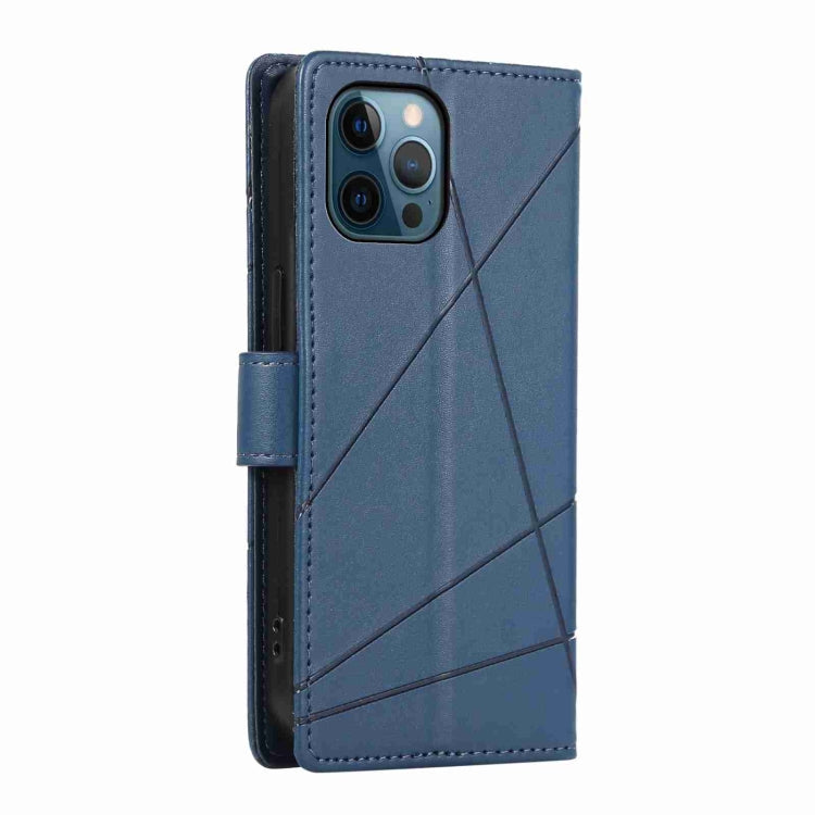 PU Genuine Leather Texture Embossed Line Phone Case, Series 4