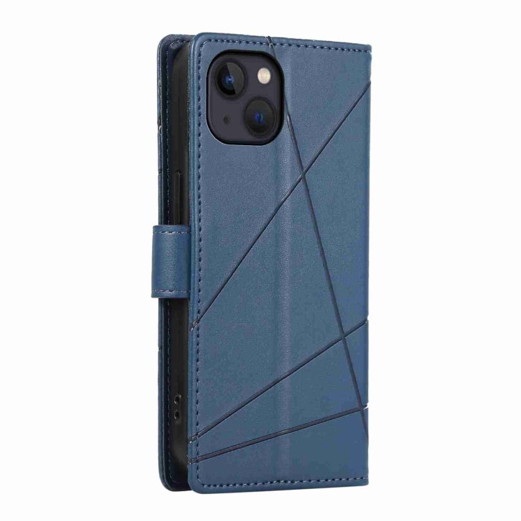 PU Genuine Leather Texture Embossed Line Phone Case, Series 6