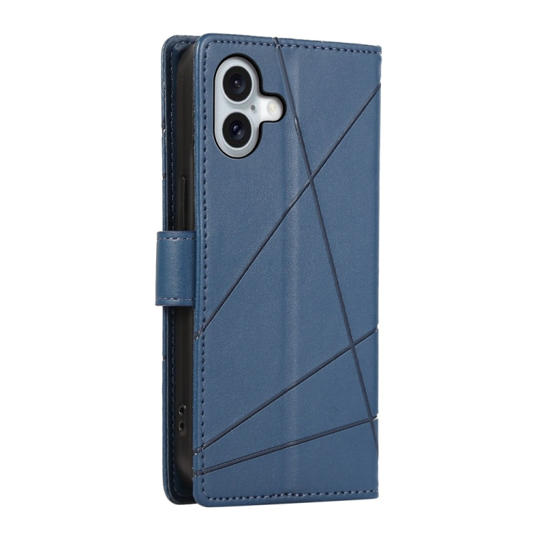 PU Genuine Leather Texture Embossed Line Phone Case, Series 2