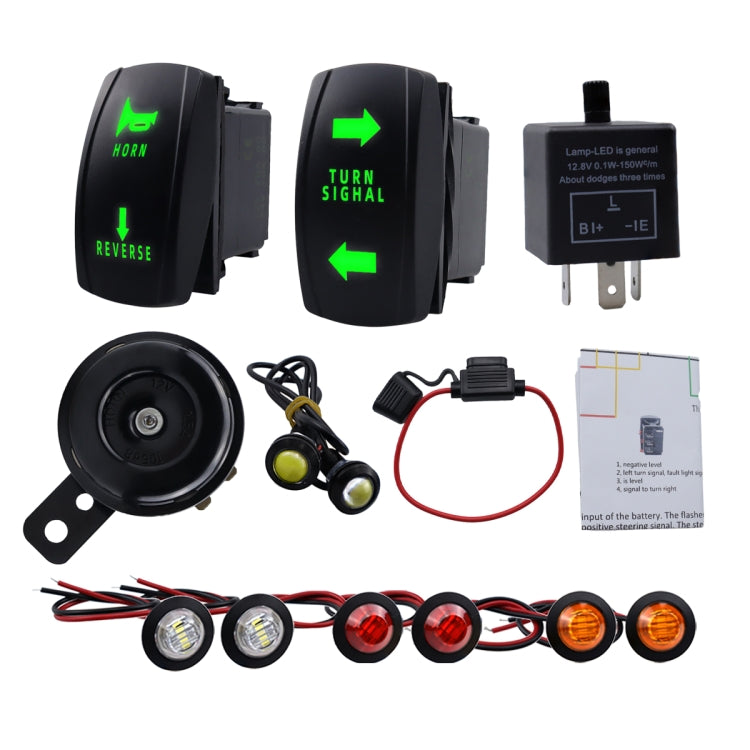 ATV UTV Turn Signal Light Horn Fuse Relay Kit